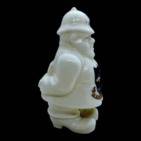 Vtg Savoy China Heraldic Porcelain Policeman Figurine with New Quay Crest 4” H - Picture 7 of 12